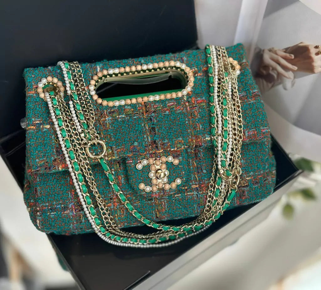 Bolsa CH AS4221 Green Tweed