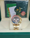 Relógio Rolex Daytona Rainbow Black Dial Yellow
