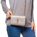Bolsa Yves Saint Laurent Kate Silver