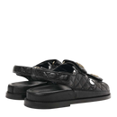 Sandália Chanel Grained Calfskin Velcro Dad