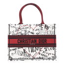 Bolsa Chritian Dior Book Tote Canvas Dioramur Graffiti