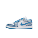 Tênis Air Jordan 1 Low Acid Wash Denim