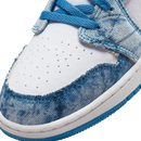 Tênis Air Jordan 1 Low Acid Wash Denim