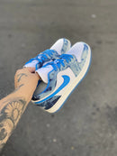 Tênis Air Jordan 1 Low Acid Wash Denim