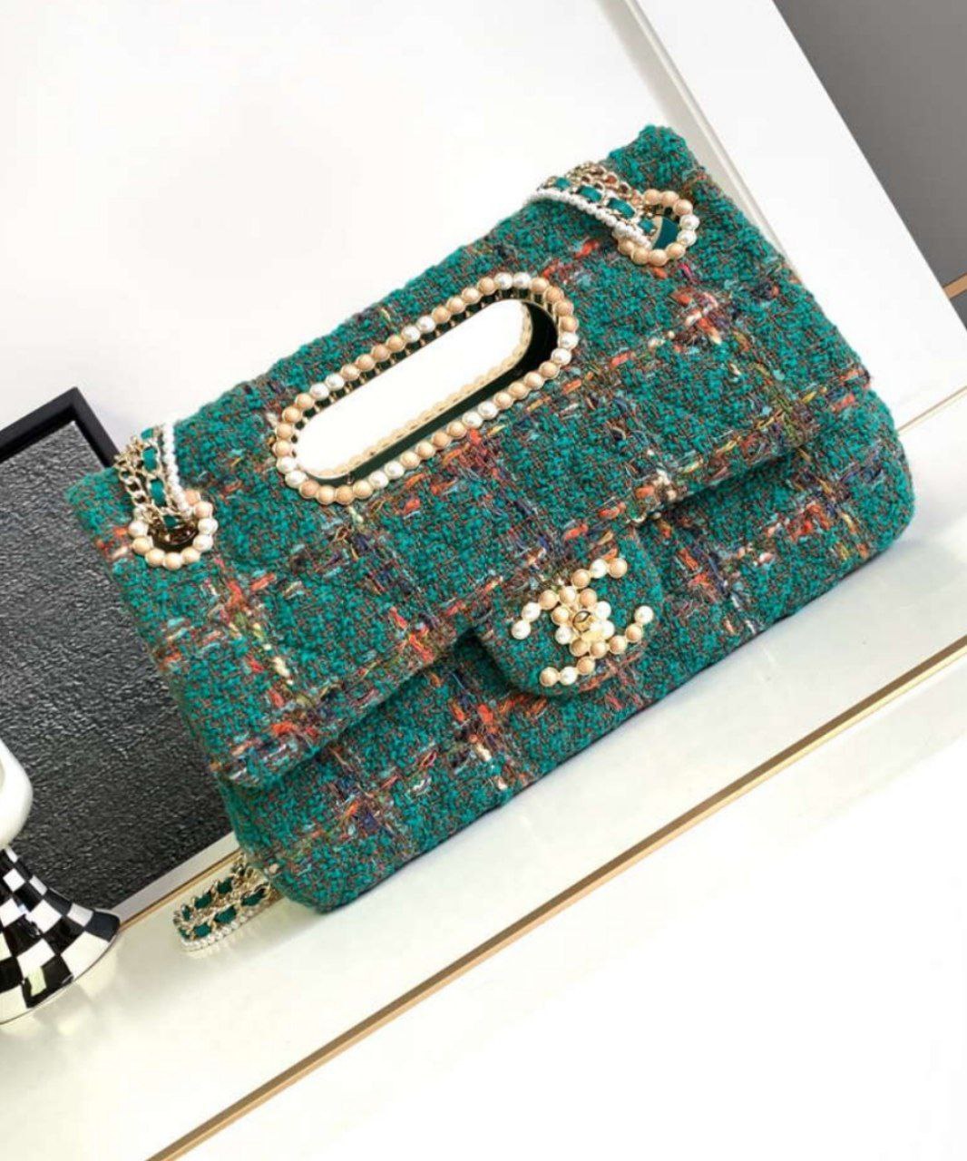 Bolsa CH AS4221 Green Tweed