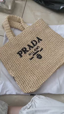 Bolsa Tote Prada Ráfia