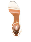 Sandália Saint Laurent Opyum com salto YSL