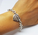Pulseira com Berloque de Coração Tiffany & Co.