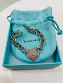 Pulseira com Berloque de Coração Tiffany & Co.